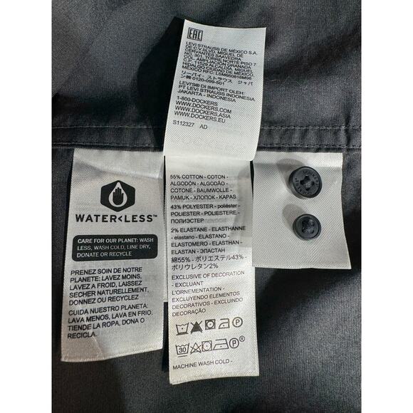 Dockers Men's 3XL Button Down Long Sleeve Shirt - Picture 5 of 8